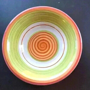 Pier 1 Import Valencia soup/salad set of 4 bowls 8.5 stoneware